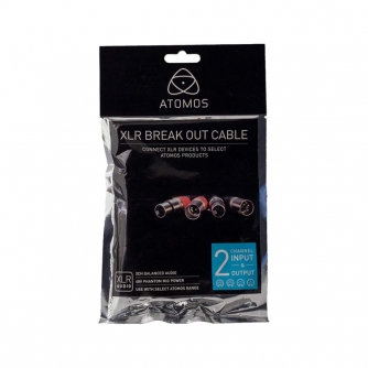 External LCD Displays - Atomos XLR Breakout Cable (in / out) (ATOMCAB016) - quick order from manufacturer