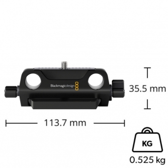 Video statīvi - Blackmagic Design Blackmagic Tripod Mount for Studio Camera 4K - быстрый заказ от производителя