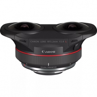 Action Cameras - Canon RF 5.2mm F2.8 L DUAL FISHEYE 180 VR lens (5554C005) - quick order from manufacturer