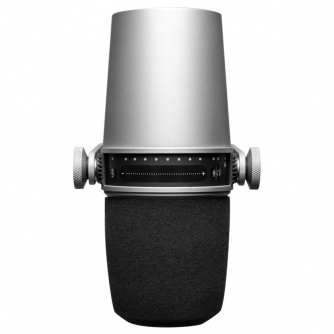 Podcast Microphones - Shure MV7 Silver Dynamic Podcast Microphone - quick order from manufacturer