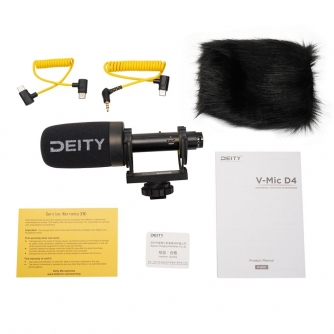 On-Camera Microphones - Deity V-MIC D4 Shotgun Microphone - quick order from manufacturer