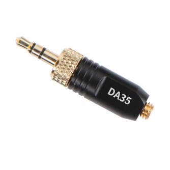 Mikrofonu aksesuāri - Deity DA35 Adapter black (Microdot to Standard Locking 3.5mm) - быстрый заказ от производителя