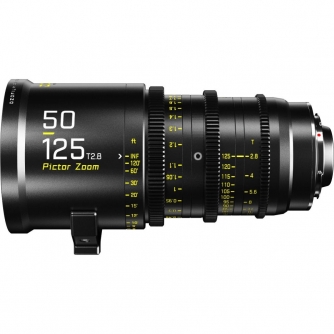 CINEMA Video Lenses - DZOFILM Pictor Zoom 50-125 T2.8 Black for PL/EF Mount (S35) - quick order from manufacturer