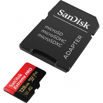 Карты памяти - SanDisk Extreme PRO microSDXC UHS-I V30 A2 200MB/s 128GB (SDSQXCD-128G-GN6MA) - быстрый заказ от производителя