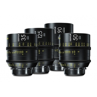 CINEMA Video Lenses - DZOFILM Vespid Prime 4-Lens Kit (35/50/125 T2.1 + Macro 90 T2.8) - quick order from manufacturer