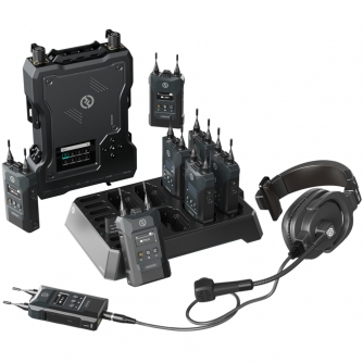 Bezvadu audio sistēmas - Hollyland Solidcom M1-8B Wireless Intercom System with 8 Beltpacks - быстрый заказ от производителя