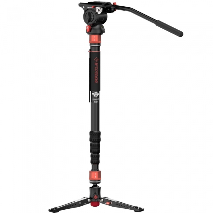 Video Tripods - iFootage Cobra 3 A180T + Komodo K5S Monopod Bundle - quick order from manufacturer