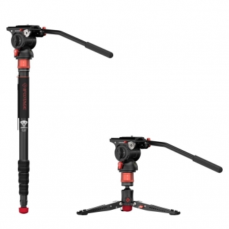 Video statīvi - iFootage Cobra 3 A180T + Komodo K5S Monopod Bundle - быстрый заказ от производителя