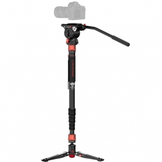 Video Tripods - iFootage Cobra 3 A180T + Komodo K5S Monopod Bundle - quick order from manufacturer