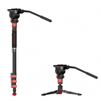 Video statīvi - iFootage Cobra 3 A180F + Komodo K5S Monopod Bundle - быстрый заказ от производителя