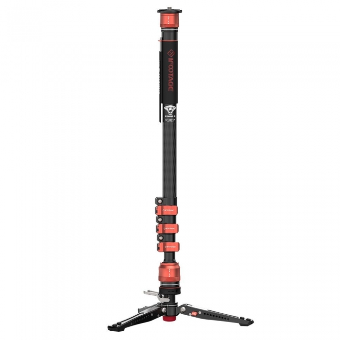 iFootageCobra3CarbonfiberFliplockPedalMonopod(CB3C180F-P)