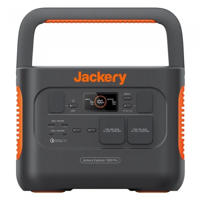 Portatīvie saules paneļi un spēkstacijas - Jackery Explorer 1000 PRO Portable Powerstation Ultra Charging System - ātri pasūtīt no ražotāja