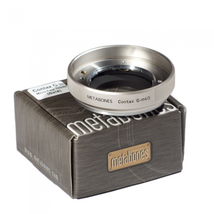 Адаптеры - Metabones Contax G to Micro FourThirds T smart adapter (GOLD) (MB_CG-m43-GT2) - быстрый заказ от производителя