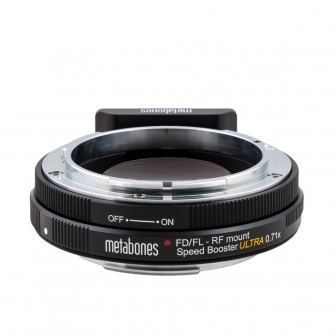 Adapters for lens - Metabones FD/FL to RF Speed Booster ULTRA 0.71x (EOS R) (MB_SPFD-EFR-BM1) - quick order from manufacturer