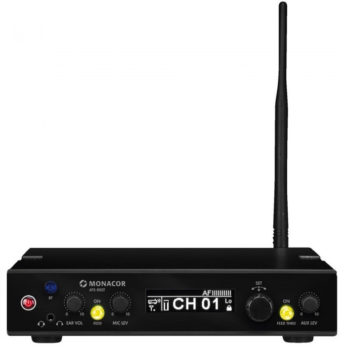 Wireless Audio Systems - Monacor ATS-80ST 42-Channel Digital PLL Transmitter System - quick order from manufacturer