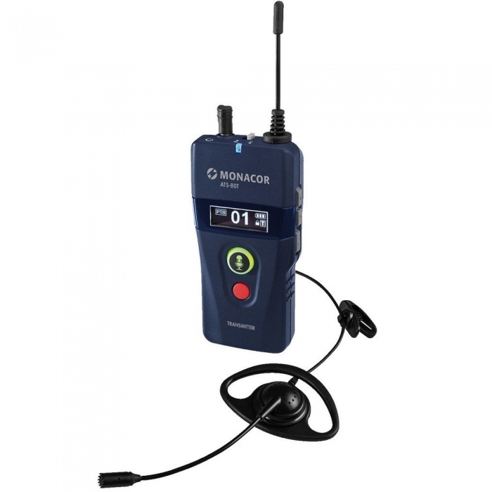 Wireless Audio Systems - Monacor ATS-80T 42-Channel Digital PLL Transmitter System - quick order from manufacturer