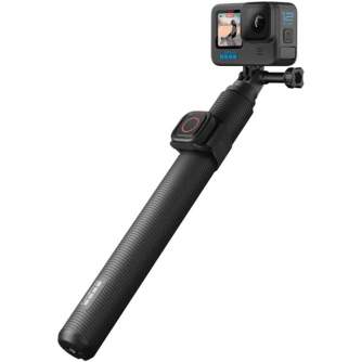 Sporta kameru aksesuāri - GoPro Kameras rokturis ar ūdensdrošu pulti Extension Pole + Remote, selfi kociņš - ātri pasūtīt no ražotāja