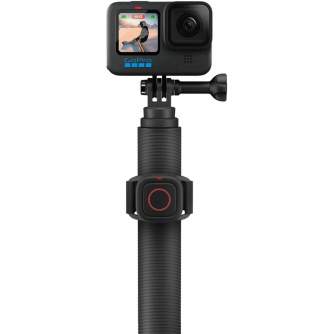 Sporta kameru aksesuāri - GoPro Kameras rokturis ar ūdensdrošu pulti Extension Pole + Remote, selfi kociņš - ātri pasūtīt no ražotāja