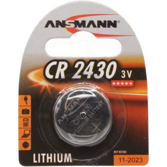 Baterijas, akumulatori un lādētāji - Ansmann CR2430 3V Lithium Button Cell Battery - купить сегодня в магазине и с доставкой