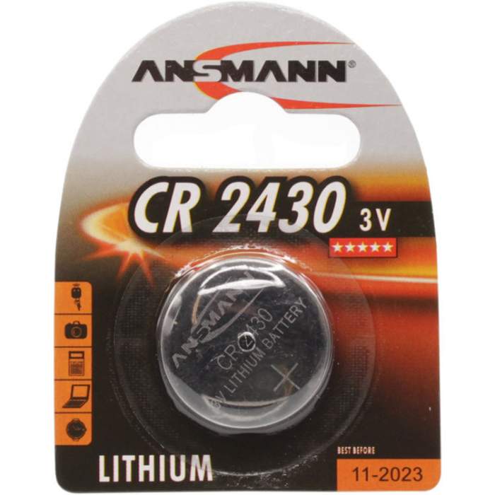 Batteries and chargers - Ansmann CR2430 3V Lithium Button Cell Battery - buy today in store and with delivery