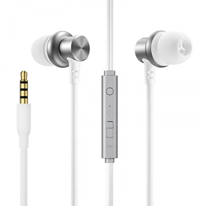 Headphones - Joyroom JR-EL115 Wired Earphones (Silver) JR-EL115 Silver - quick order from manufacturer