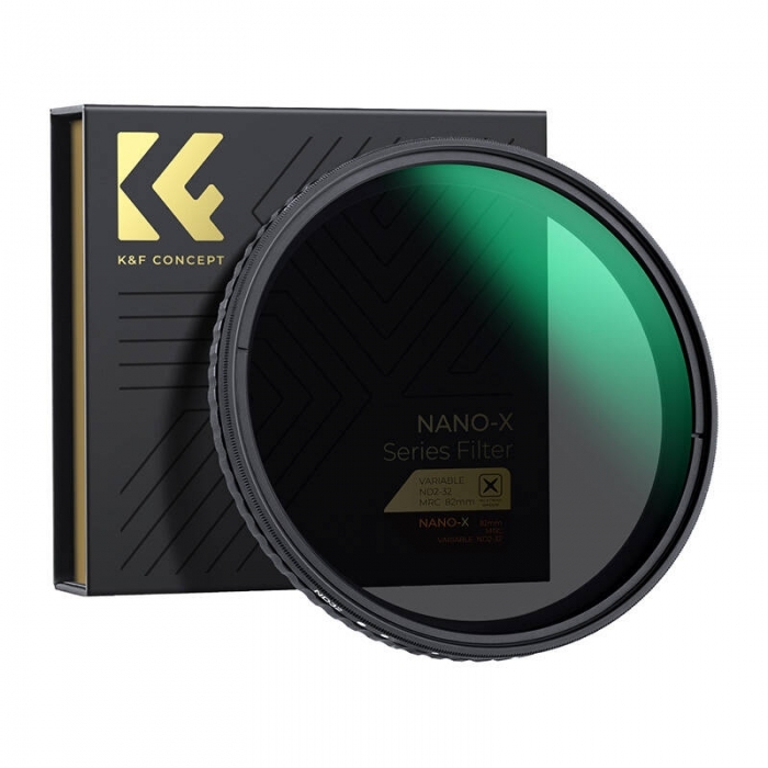 ND фильтры - K&F Concept Nano-X 82mm ND2-ND32 Filter KF01.1805V1 - быстрый заказ от производителя