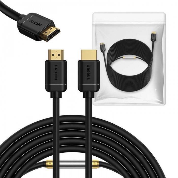 Wires, cables for video - HDMI cable Baseus , 4K@60Hz, 20m (black) B00633704111-00 - quick order from manufacturer