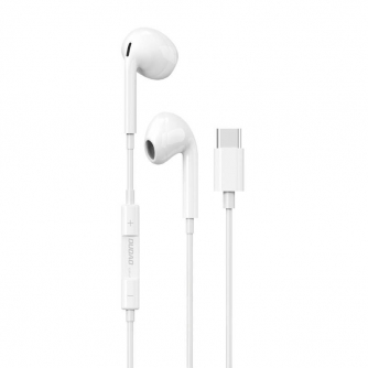 Austiņas - Wired earphones Dudao X14PROT (white) - быстрый заказ от производителя