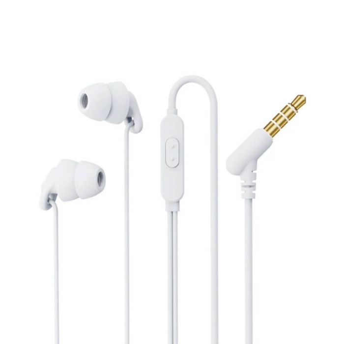 Headphones - Earphones Remax RM-518, 3.5mm jack, 1.2m (white) RM-518 White - quick order from manufacturer