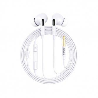 Больше не производится - Earphones Remax RM-533, 3.5 mini jack, 1.2m (white)