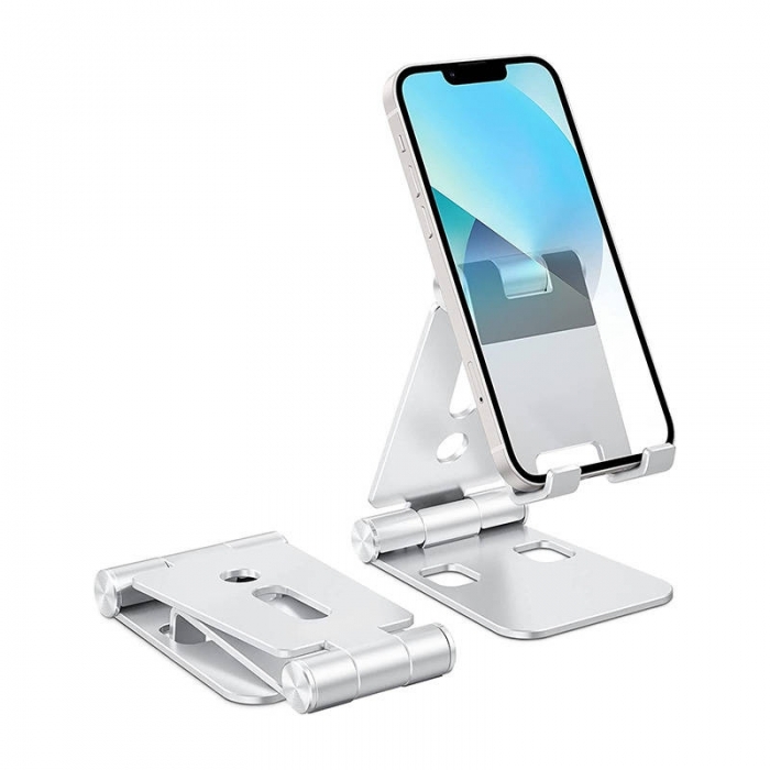 Mobile Phones Tripods - Holder, phone stand Omoton C4 (silver) C4 Silver - quick order from manufacturer