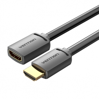 HDMI-AMaletoHDMI-AFemale4KHDPVCCable1mVentionAHCBF(Black)