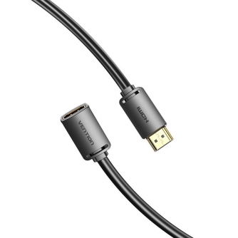 HDMI-AMaletoHDMI-AFemale4KHDPVCCable1mVentionAHCBF(Black)