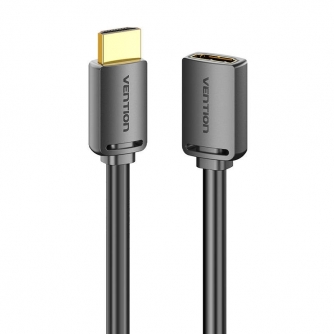 HDMI-AMaletoHDMI-AFemale4KHDPVCCable15mVentionAHCBG(Black)