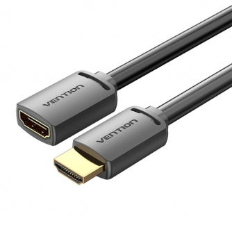 HDMI-AMaletoHDMI-AFemale4KHDPVCCable3mVentionAHCBI(Black)