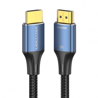 Video vadi, kabeļi - HDMI-A 8K Cable 5m Vention ALGLJ (Blue) ALGLJ - ātri pasūtīt no ražotāja