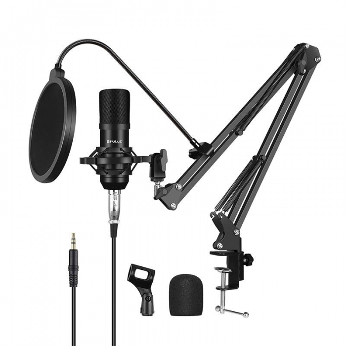 Podcast Microphones - Condenser microphone Puluz PU612B Studio Broadcast - buy today in store and with delivery