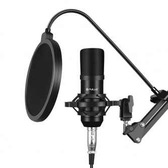 Podcast Microphones - Condenser microphone Puluz PU612B Studio Broadcast - buy today in store and with delivery