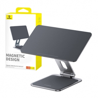 Telefonu statīvi - Magnetic Tablet Stand Baseus MagStable for Pad 12.9 (grey) B10460300811-01 - быстрый заказ от производителя