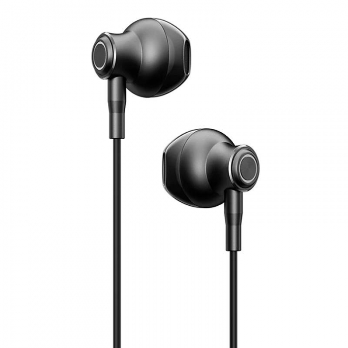 Austiņas - Joyroom Wired Earphones JR-EC07, Type-C (Black) JR-EC07 Black - ātri pasūtīt no ražotāja