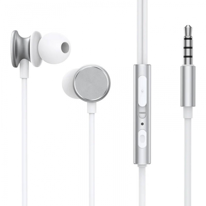 Headphones - Joyroom Wired Earphones JR-EW03, Half in Ear (Silver) JR-EW03 Silver - quick order from manufacturer