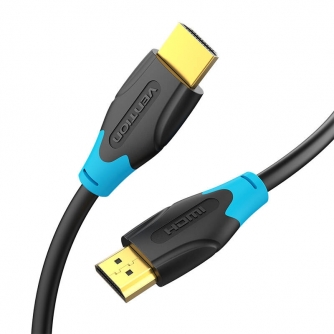 Video vadi, kabeļi - Cable HDMI Vention AACBF 1m (black) AACBF - ātri pasūtīt no ražotāja