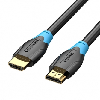 Video vadi, kabeļi - Cable HDMI Vention AACBF 1m (black) AACBF - ātri pasūtīt no ražotāja