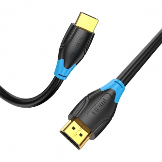 Video vadi, kabeļi - Cable HDMI Vention AACBF 1m (black) AACBF - ātri pasūtīt no ražotāja