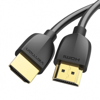 Video vadi, kabeļi - Cable HDMI Vention AAIBF 1m (black) - быстрый заказ от производителя