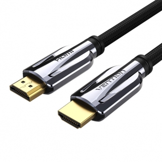 Video vadi, kabeļi - Cable HDMI 2.1 Vention AALBH 2m (black) AALBH - ātri pasūtīt no ražotāja