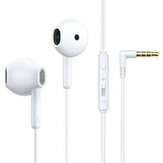 Austiņas - Wired Earphones Joyroom JR-EW05, Half in Ear (White) JR-EW05 White - быстрый заказ от производителя