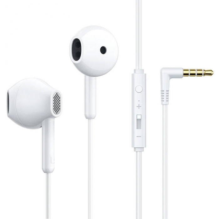 Austiņas - Wired Earphones Joyroom JR-EW05, Half in Ear (White) JR-EW05 White - ātri pasūtīt no ražotāja