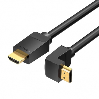 Video vadi, kabeļi - Cable HDMI Vention AAQBG 1,5m Angle 270 (black) AAQBG - ātri pasūtīt no ražotāja