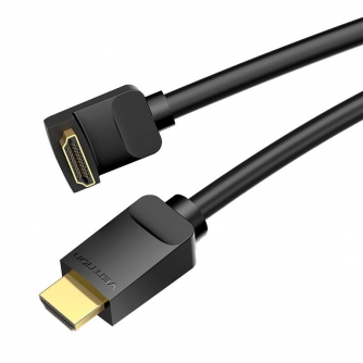 Video vadi, kabeļi - Cable HDMI Vention AAQBG 1,5m Angle 270 (black) - быстрый заказ от производителя